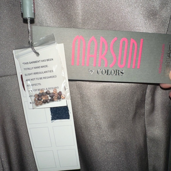 Marsoni by Colors - Off-Shoulder Quarter Sleeve Evening Dress NEW WITH TAGS - Picture 6 of 8